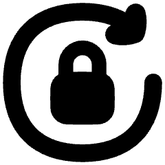 Lock Rotation Icon from Flex Solid Set