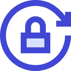 Lock Rotation Icon from Sharp Duo Set