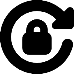 Lock Rotation Icon from Micro Solid Set