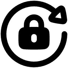 Lock Rotation Icon from Plump Remix Set