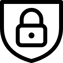 Lock Shield Icon from Ultimate Regular Set