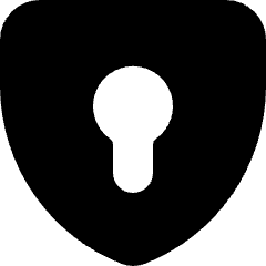 Lock Shield Icon from Micro Solid Set