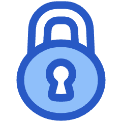 Padlock Circle 1 Icon from Plump Duo Set