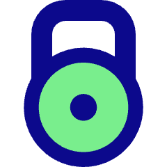 Padlock Circle 1 Icon from Core Pop Set