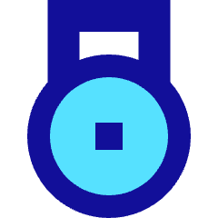 Padlock Circle 1 Icon from Sharp Pop Set