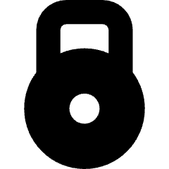 Padlock Circle 1 Icon from Core Solid Set