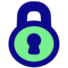 Padlock Circle 1 Icon from Plump Pop Set