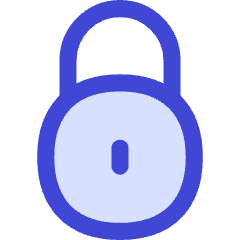 Padlock Circle 1 Icon from Flex Duo Set