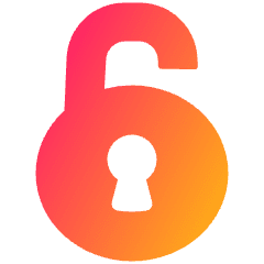 Padlock Circle 2 Icon from Plump Gradient Set
