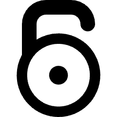Padlock Circle 2 Icon from Core Remix Set