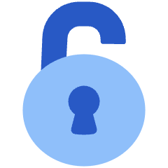 Padlock Circle 2 Icon from Plump Flat Set