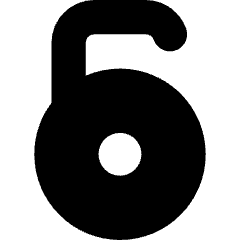 Padlock Circle 2 Icon from Core Solid Set