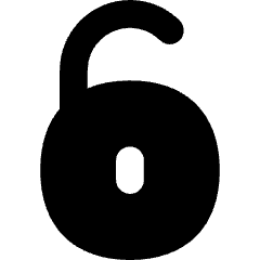 Padlock Circle 2 Icon from Flex Solid Set