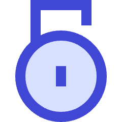 Padlock Circle 2 Icon from Sharp Duo Set