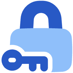 Padlock Key Icon from Plump Flat Set