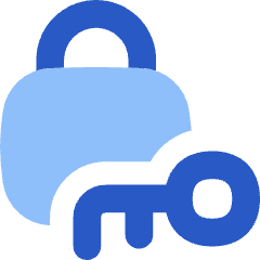 Padlock Key Icon from Flex Flat Set