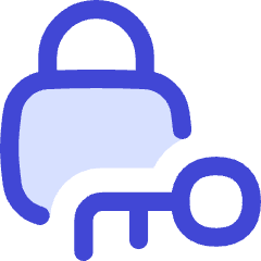 Padlock Key Icon from Flex Duo Set