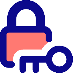Padlock Key Icon from Core Pop Set