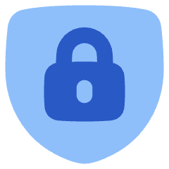 Padlock Shield Icon from Plump Flat Set