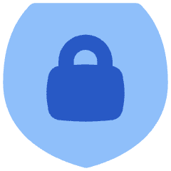 Padlock Shield Icon from Flex Flat Set