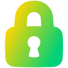 Padlock Square 1 Icon from Plump Gradient Set