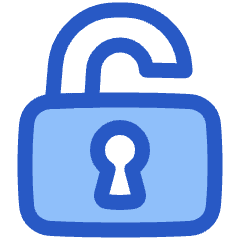Padlock Square 2 Icon from Plump Duo Set