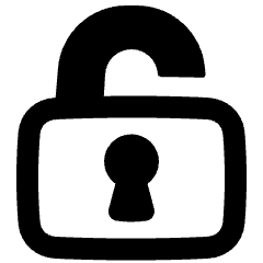 Padlock Square 2 Icon from Plump Remix Set