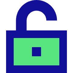 Padlock Square 2 Icon from Sharp Pop Set