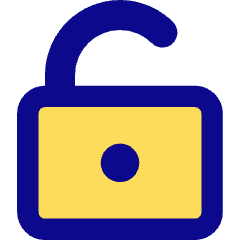 Padlock Square 2 Icon from Core Pop Set