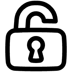 Padlock Square 2 Icon from Plump Line Set
