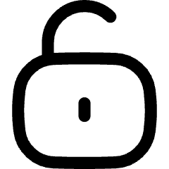 Padlock Square 2 Icon from Flex Line Set