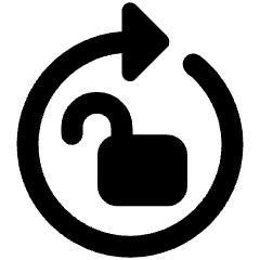 Rotation Unlock Rotate Icon from Ultimate Bold Set