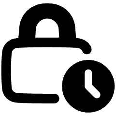 Temporary Lock Icon from Plump Remix Set