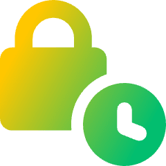 Temporary Lock Icon from Core Gradient Set