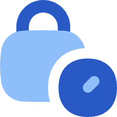 Temporary Lock Icon from Flex Flat Set