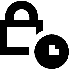 Temporary Lock Icon from Sharp Remix Set