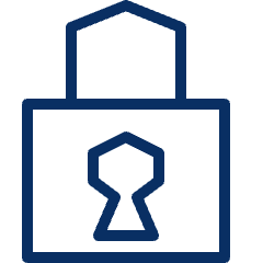 Lock Close 1 Icon from Cyber Line Set