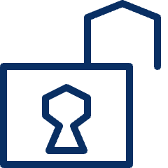 Lock Open 1 Icon from Cyber Line Set