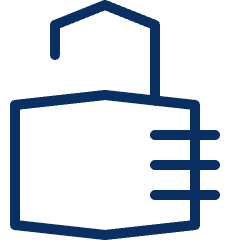 Lock Passcode Open Icon from Cyber Line Set