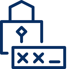 Lock Password Icon from Cyber Line Set