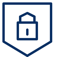 Lock Shield Icon from Cyber Line Set