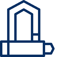 Lock Wheel Icon from Cyber Line Set