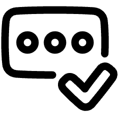 Correct Password Icon from Plump Line Set
