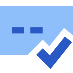 Correct Password Icon from Sharp Flat Set