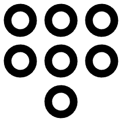 Dial Pad 1 Icon from Plump Line Set