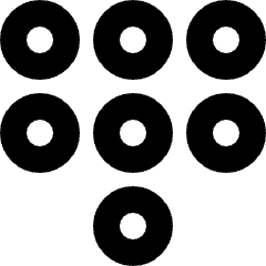 Dial Pad 1 Icon from Micro Line Set