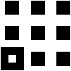 Dial Pad Bottom Left Icon from Sharp Remix Set