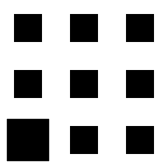 Dial Pad Bottom Left Icon from Sharp Solid Set