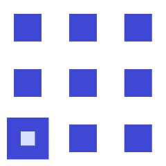 Dial Pad Bottom Left Icon from Sharp Duo Set