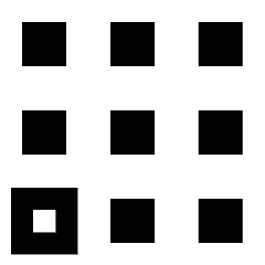 Dial Pad Bottom Left Icon from Sharp Line Set